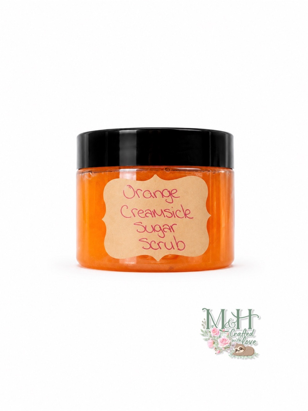 M&H Orange Creamsicle Sugar Scrub — Orange Exfoliating Body Scrub